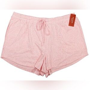 Pink Drawstring Pajama Shorts - various sizes.